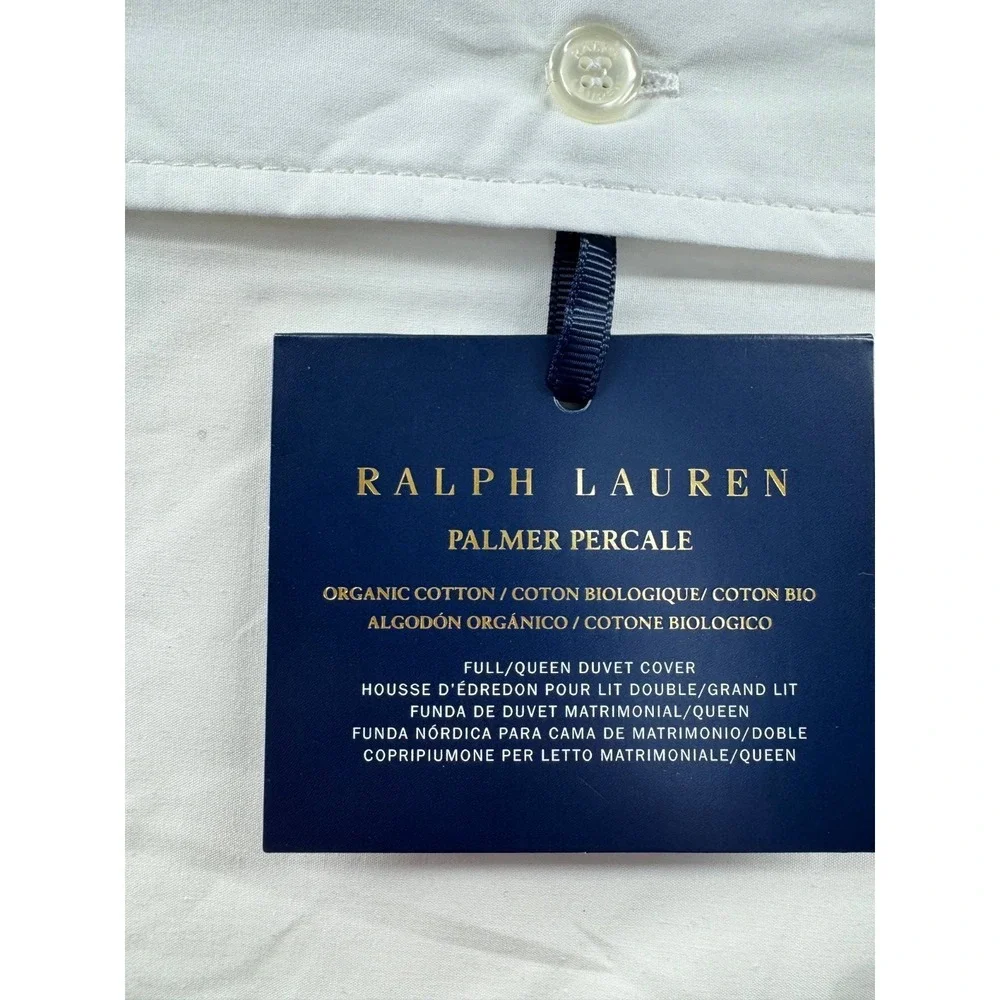 Ralph Lauren Avery Charcoal Heather Floral Sateen Queen Duvet Cover - 92 x 96 in